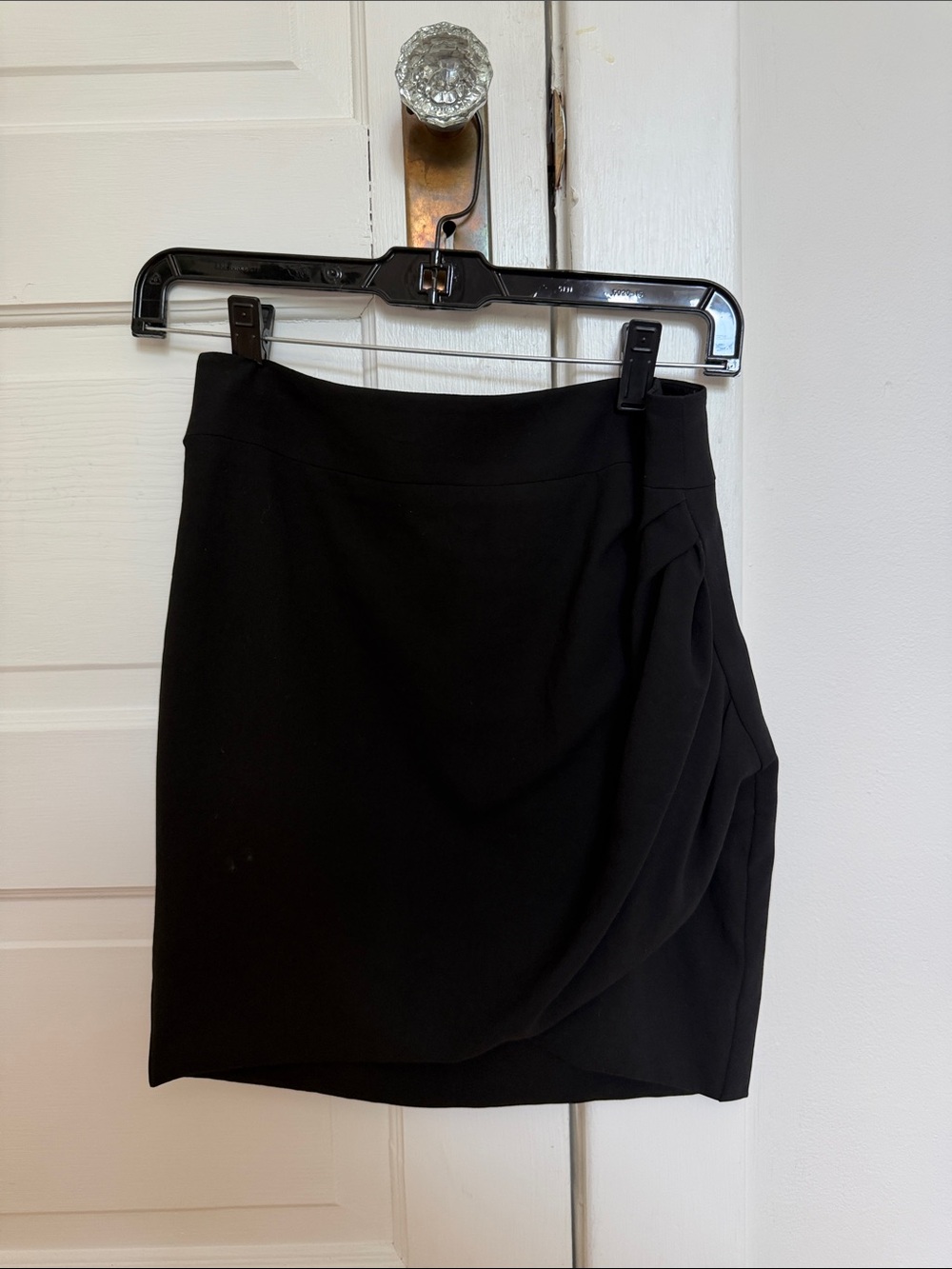 Helmut Lang Black Draped Women’s Skirt